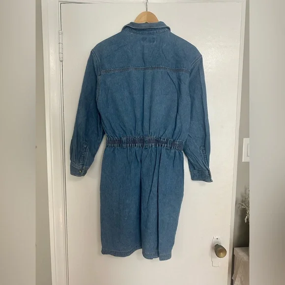 Vintage Eddie Bauer Blue Denim dress - Picture 3 of 3